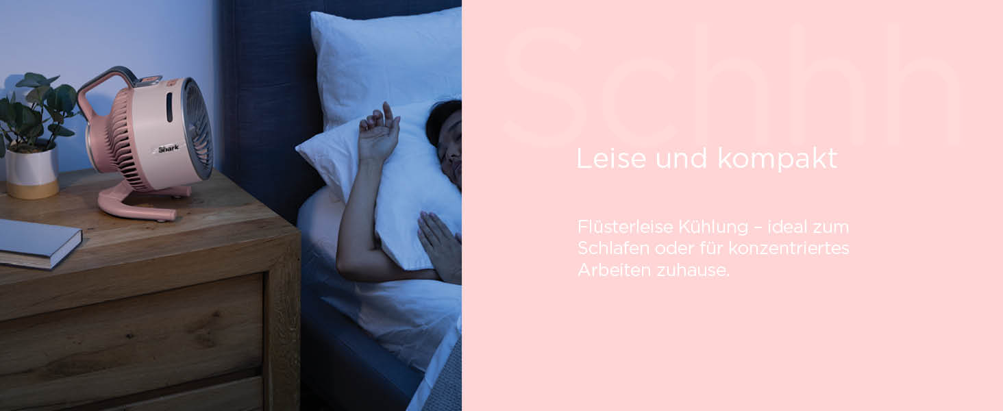 Вентилятор Shark FlexBreeze HydroGo – портативний, тихий, для дому та вулиці, 5 швидкостей, FA050EU