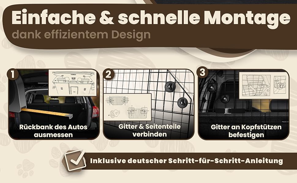 Сітка для собак у багажник авто | Якісна та міцна перегородка для багажника | Перегородка для багажника