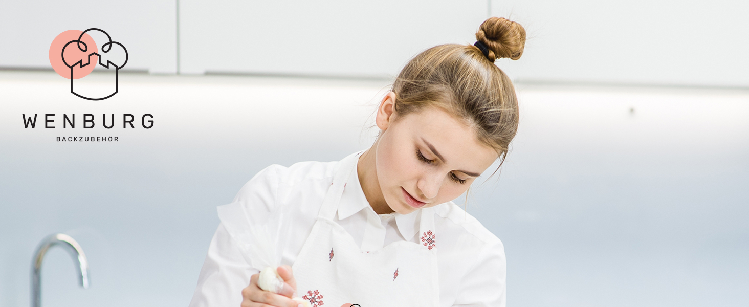 Wenburg Набір для приготування тортів: обертова платформа, декор, аксесуари, E-Book