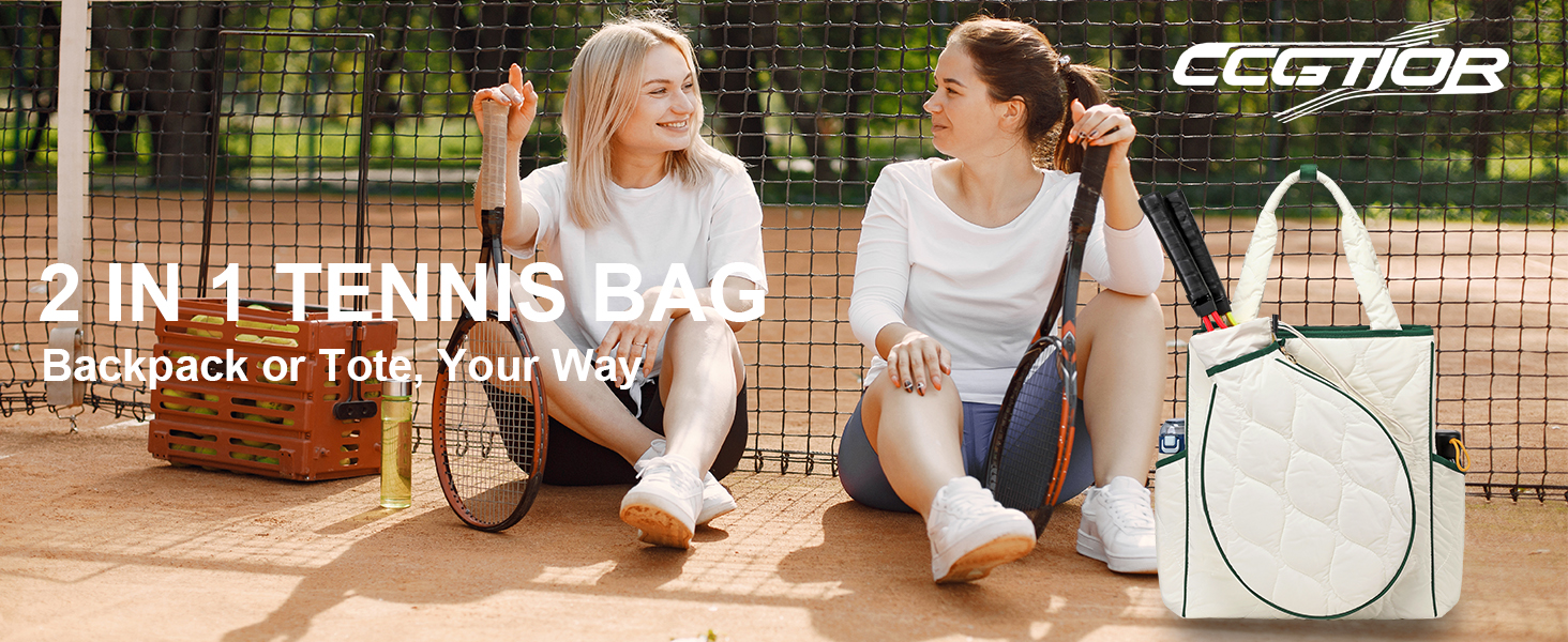 Спортивна сумка-рюкзак для тенісу та піклболу TILDOSAC 2-в-1 - водонепроникна, велика, для чоловіків та жінок