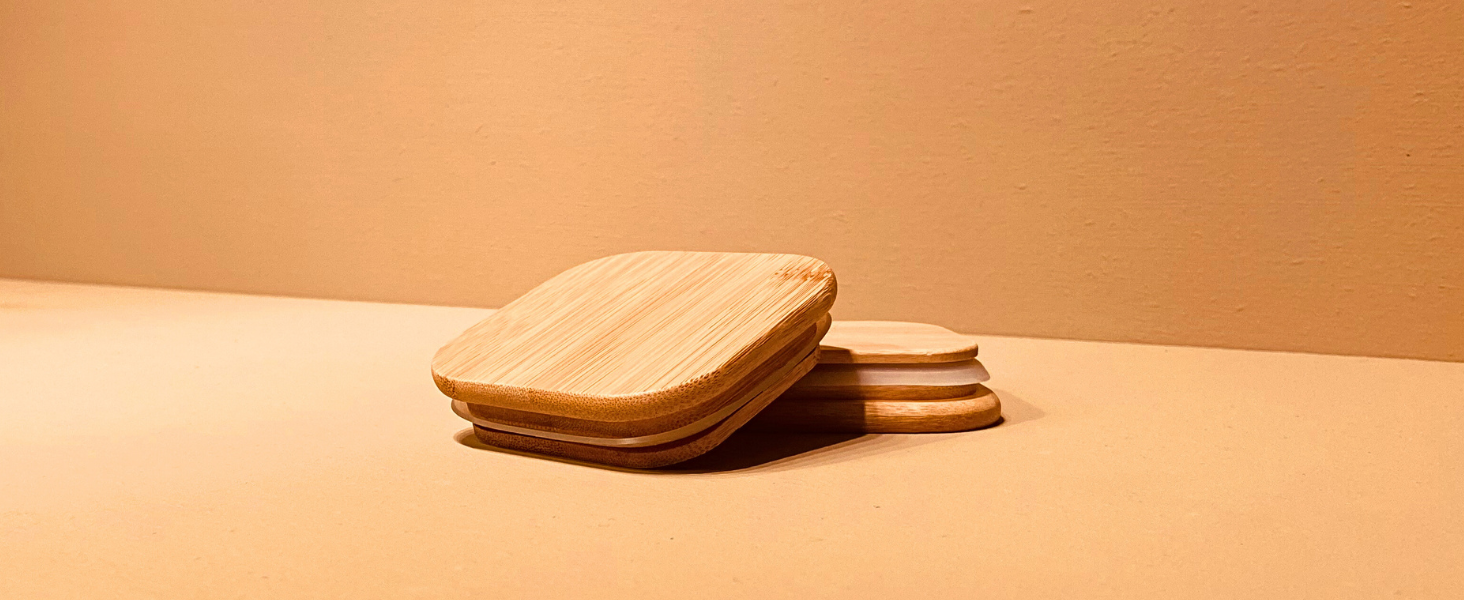 Скляні банки для зберігання з кришкою, кутові, набір 8 шт., об'єм 5,2 л, посилене скло, герметичні контейнери для продуктів, кухонні органайзери