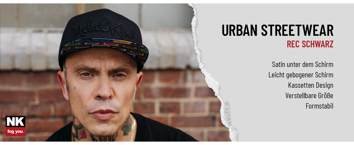 Snapback кепка Nebelkind: чорна, унісекс, регульована, стильна, бейсболка з прямим козирком, ретро