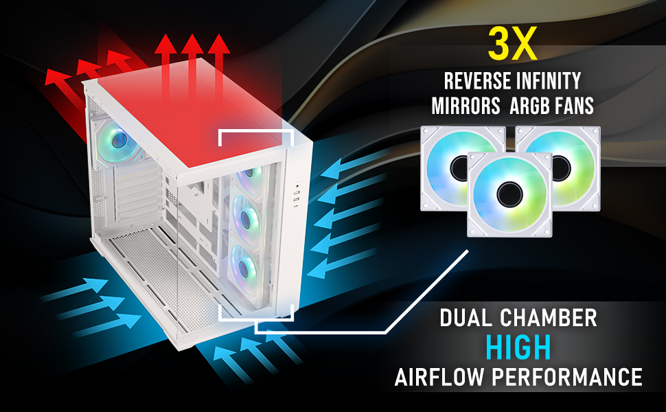 Корпус ПК BitFenix CETO Premium Edition Mid Tower White з підсвічуванням 4ARGB