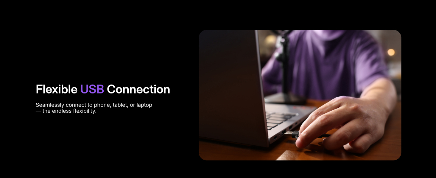 Професійний USB/XLR мікрофон Mailangshi для подкастів, стрімінгу та ігор з RGB підсвіткою та металевим корпусом
