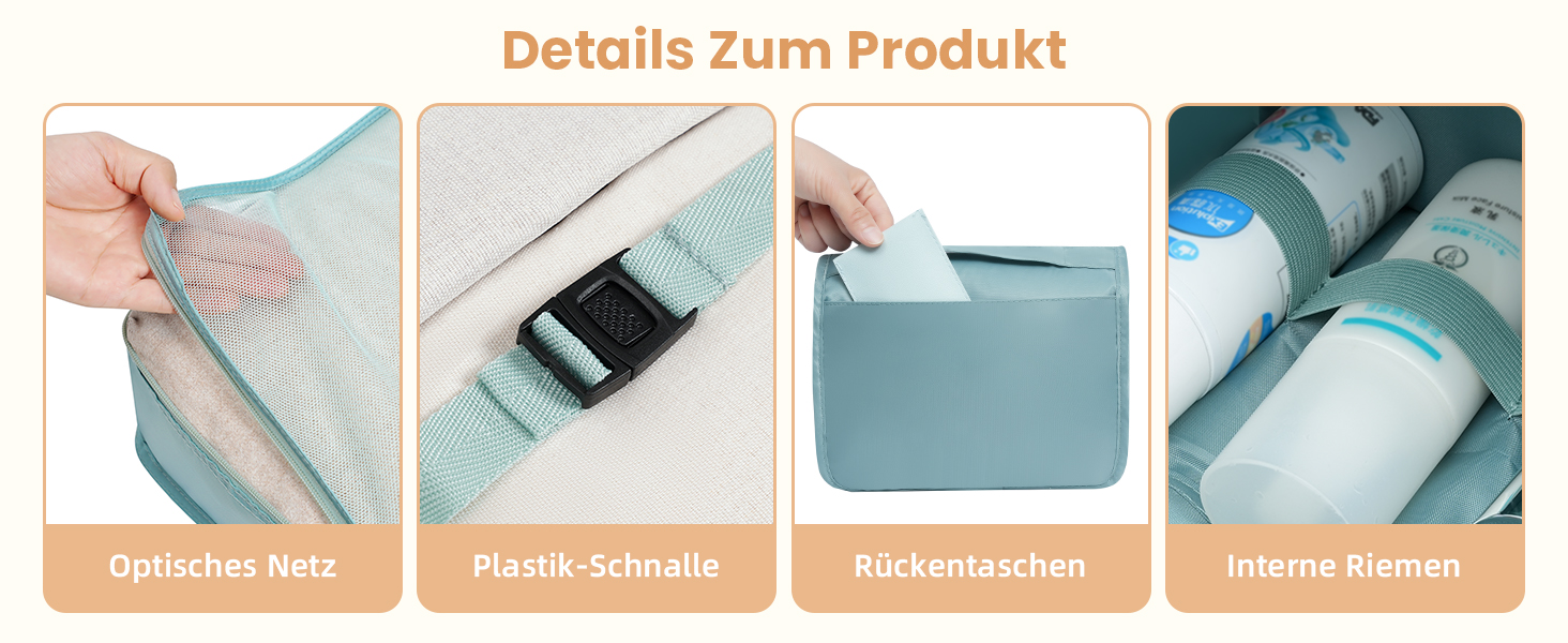 Набір органайзерів для подорожей BAGAIL (10 шт.) різних розмірів – Matcha Green