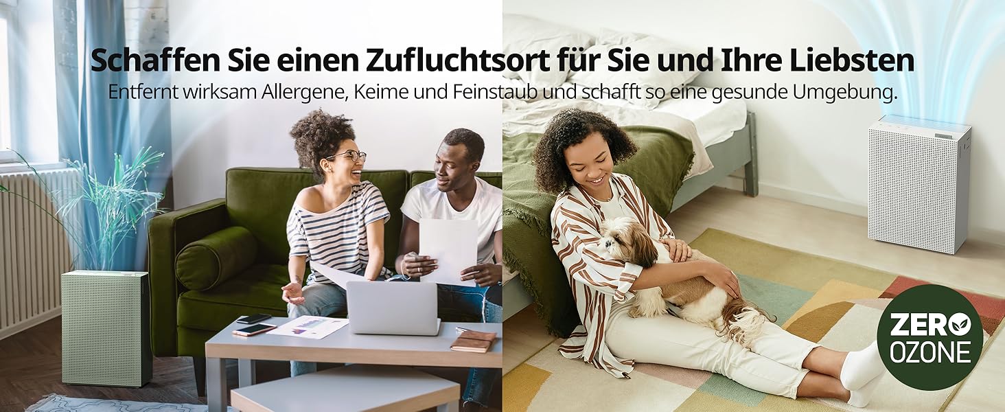 Повітряний очисник COWAY AIRMEGA 150: GreenHEPA™, ECARF, для кімнат до 73 м², білий