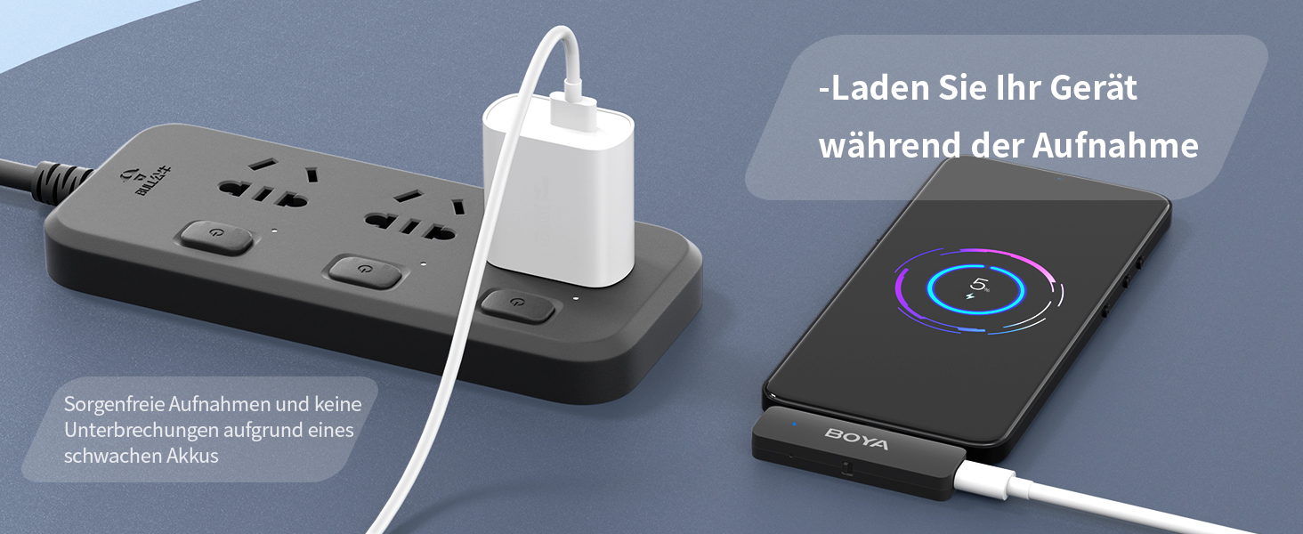 Мікрофон петличний Boya BY-V4D бездротовий для iPhone 15, Android, смартфонів, відеозйомки, подкастів, YouTube