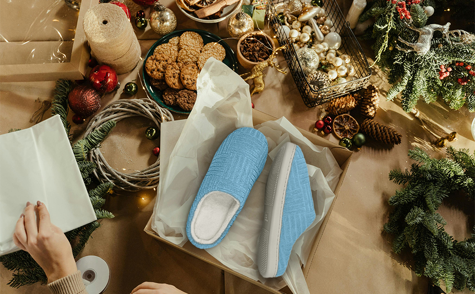 Зручні домашні тапочки з меморі-піною з бавовни для жінок, 38/39 EU, колір кава