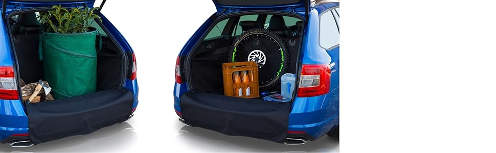 Захист для багажника автомобіля для собак, 200x110 см, універсальний, водовідштовхуючий, з захистом бампера та XXL сумкою на плече