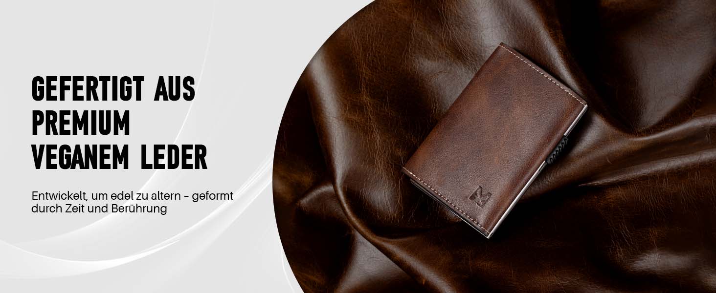 Шкіряний чоловічий гаманець з RFID-захистом Braun з відділенням для монет та 6 картками