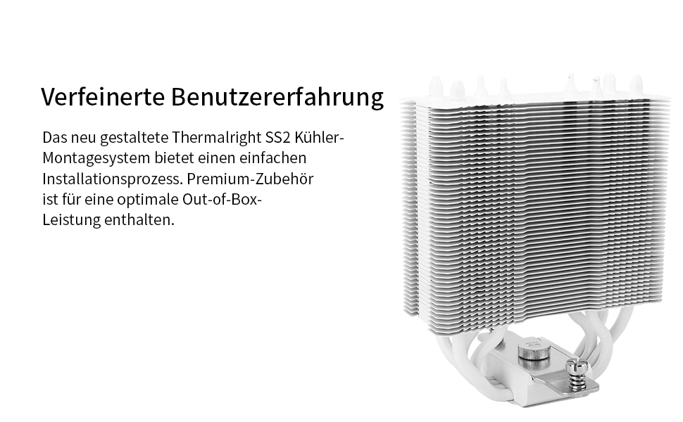 AssassinX120 SE White ARGB CPU-кулер: 4 heatpipes, тиха система охолодження, сумісний з AMD AM4/AM5 та Intel 1700/1150/1151/1200