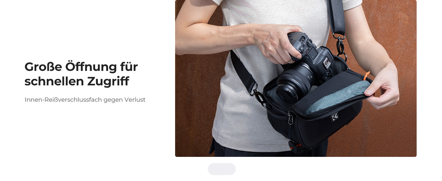Сумка для камери K&F Concept для DSLR/SLR, фотосумка з кріпленням для штатива, фоторюкзак, компактна