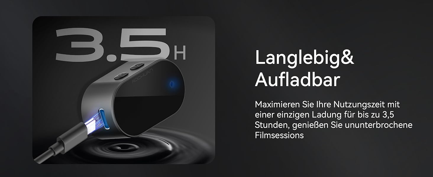 Стабілізатор для смартфона AOCHUAN 3-осьовий з RGB-підсвічуванням, для iPhone/Android, з функцією відстеження обличчя, для зйомки Vlog (Smart X Pro AI, Чорний)