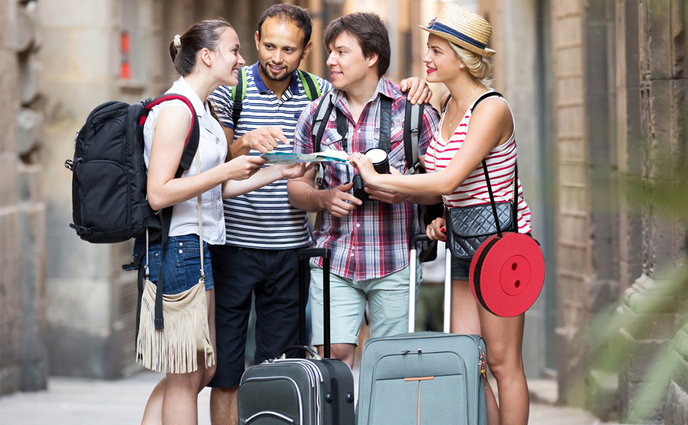 Крісло-телескоп для кемпінгу, регульована висота 6-45 см, вантажопідйомність 181 кг, портативне з ременем для перенесення (Червоний, 2 шт.)