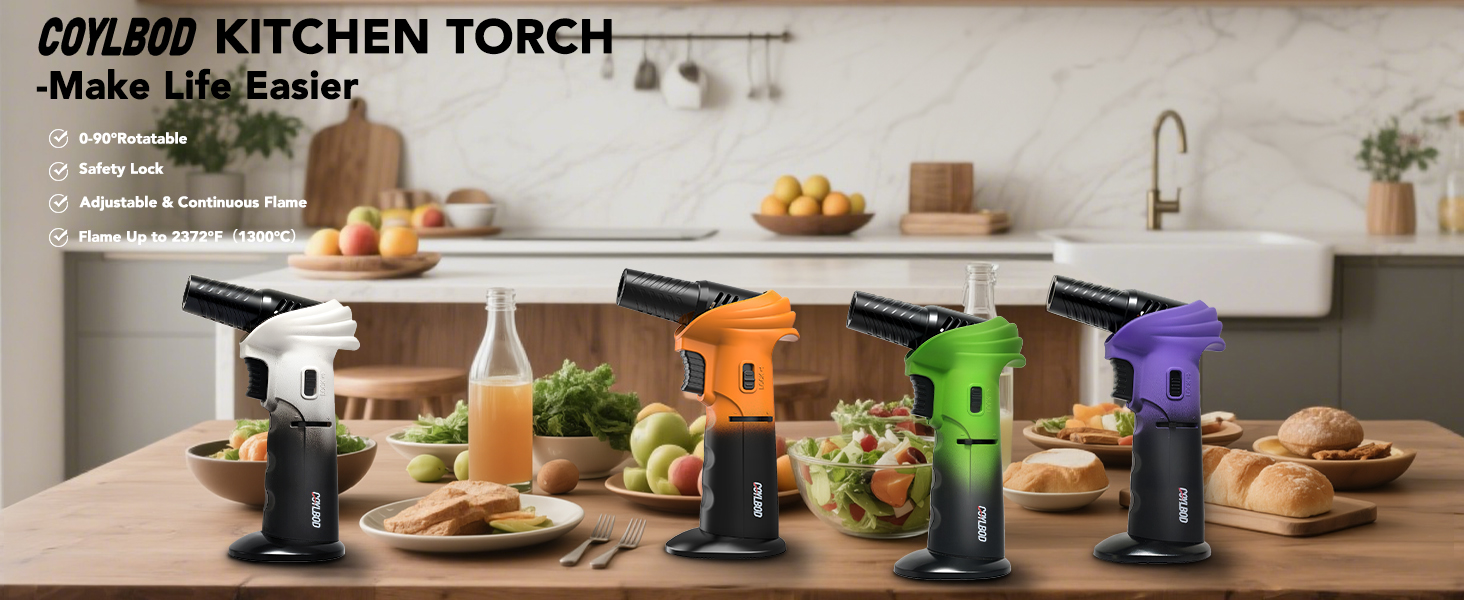 Бутанова запальничка-лампа Flambierbrenner: регульована, поворотна, для паяння, з безпечним закриттям (зелена/чорна)