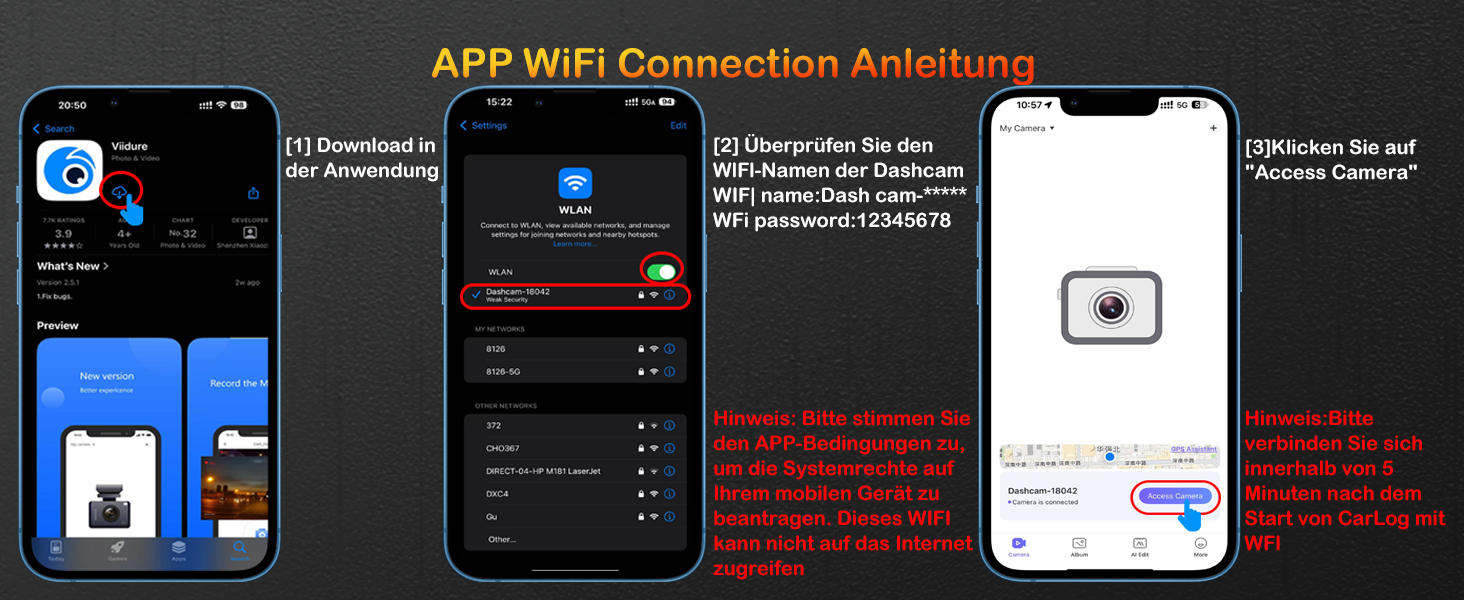 Відеореєстратор Auto Dashcam 4K з GPS, WiFi, G-сенсором та циклічною записом. В комплекті SD карта 64GB.