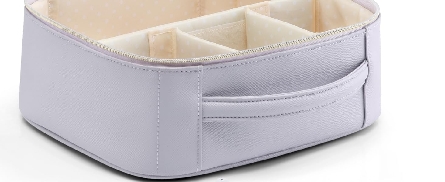 Чемоданчик для косметики Vlando, дорожній, великий, водонепроникний, для жінок, чоловіків, дівчаток, синій, з організатором