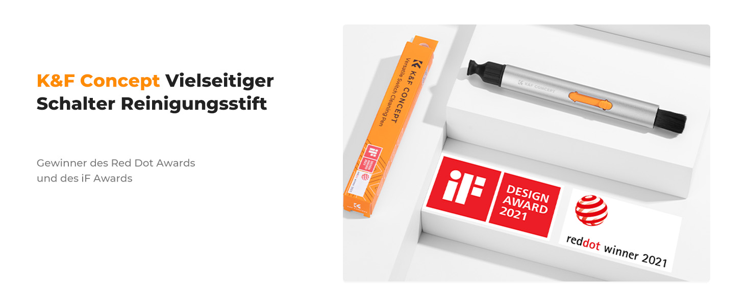 Очищувач об'єктивів K&F Concept: м'який пензлик для чищення цифрових камер, об'єктивів, лінз та фільтрів