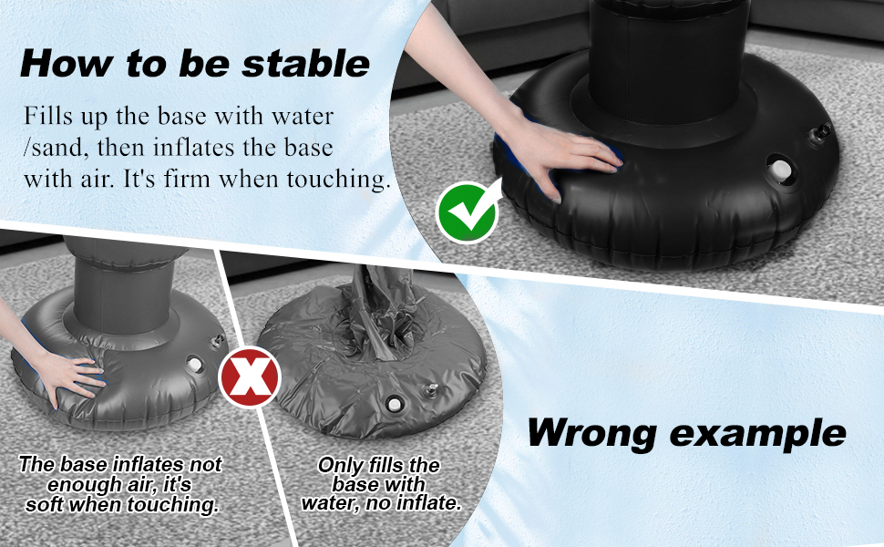 Дитячий боксерський мішок EIVONDA 160см з рукавичками та насосом для боксу, MMA, карате, таеквондо. Чорний