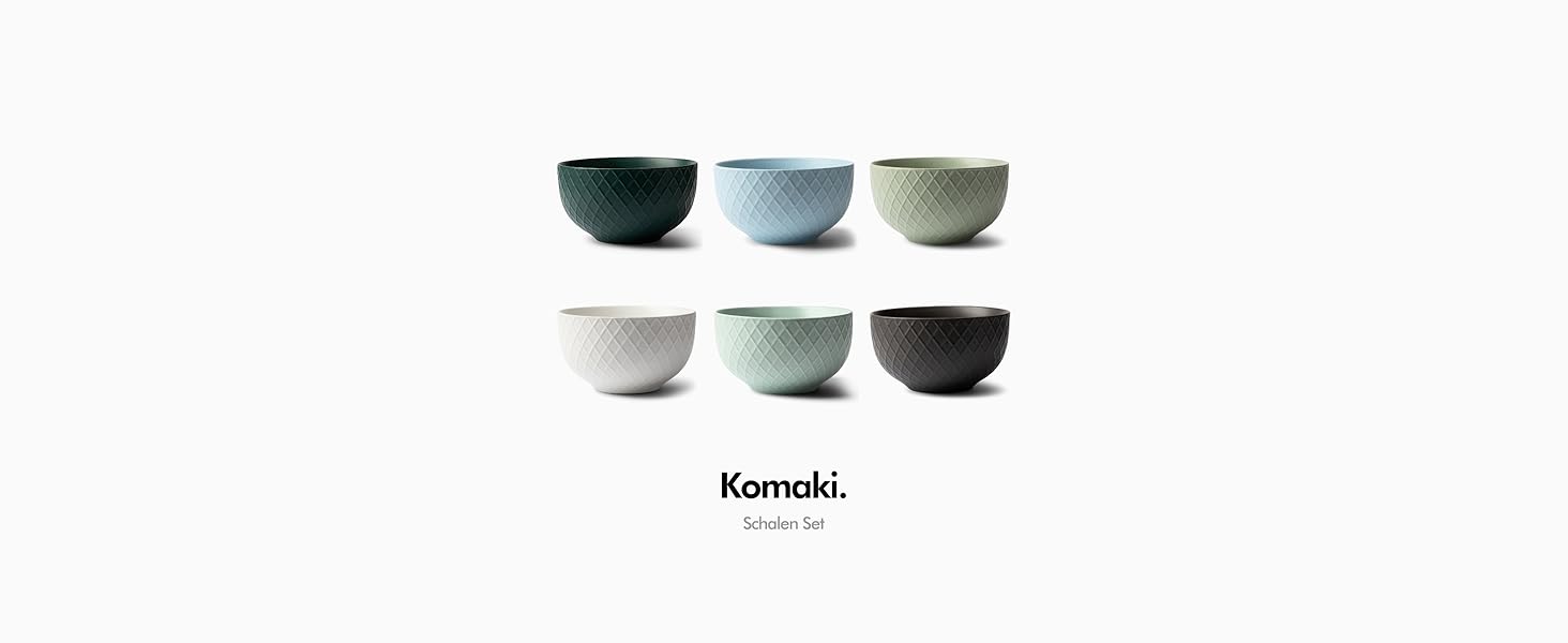 KIVY Cereal Bowl Set - 6 x 850ml - Large Bowls, Soups & Porridge - Soup Bowls - Bowls - Cereal Bowls - Soup Bowls - Bowl Set - Cereal Bowl Ceramic (Cream White, Bowls)