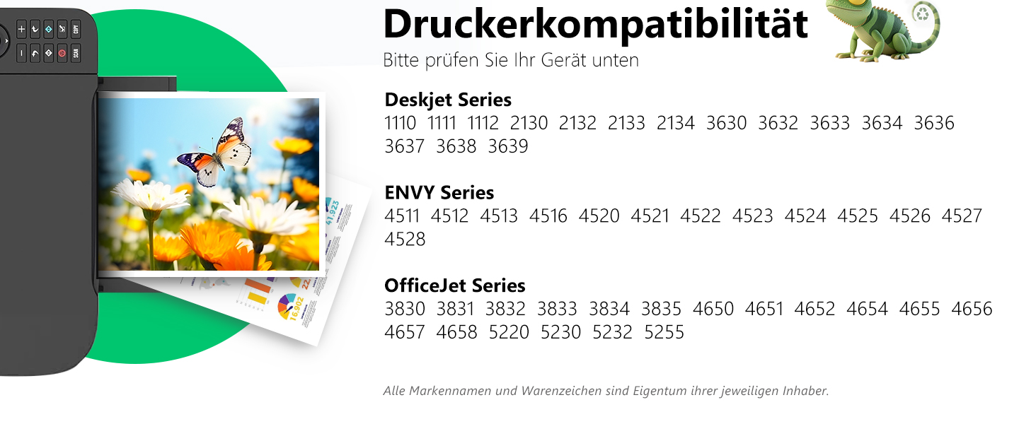 Картриджі для принтера COLORETTO 302 XL для HP Deskjet 3630, 3633 та HP Envy 4520, 4522, збільшений об'єм