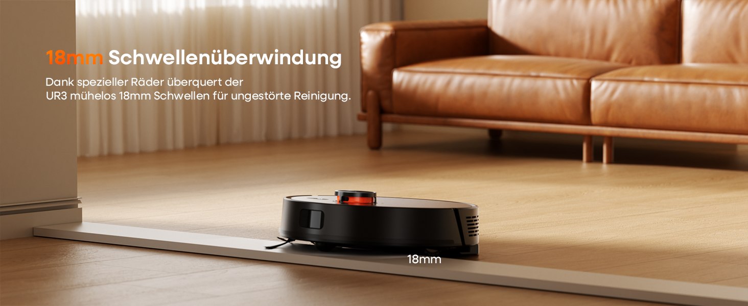 Робот-пилосос з функцією миття 7000Pa, з базою самостійної очистки 3.5L, час роботи 180 хв, LiDAR навігація, для прибирання шерсті тварин, килимів та твердих підлог, керування через додаток, чорний