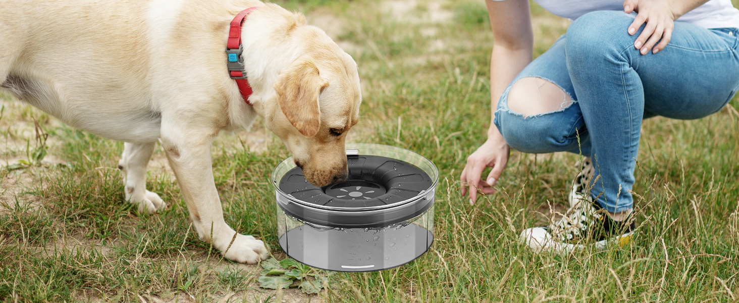 Миска для собак PETTOM без облизування, 3L, витоки запобігаються, сіра