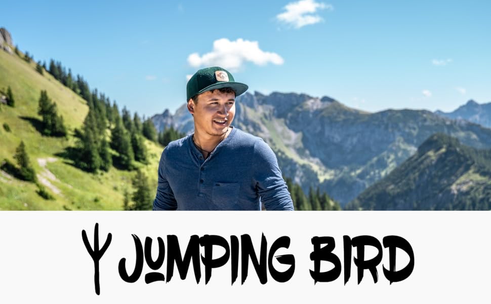 Кепка бейсболка Jumping Bird • Знімна кепка-снуд • Фетр, унісекс, темно-сірий