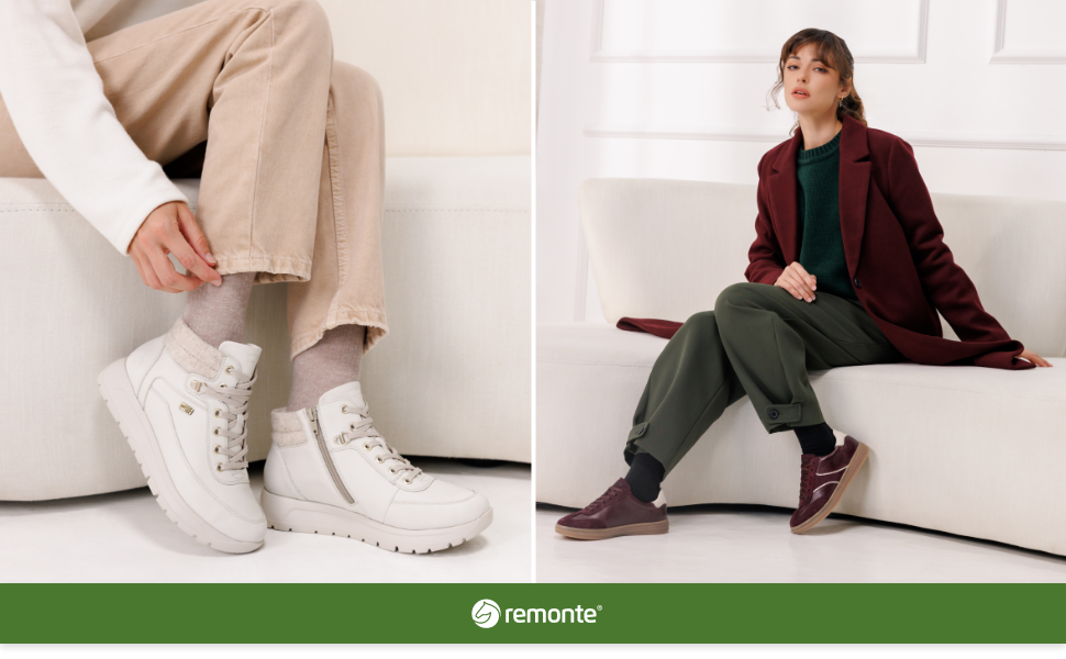 Жіночі кросівки Remonte D2E01 – низькі, чорні, з змінною устілкою (38 EU)