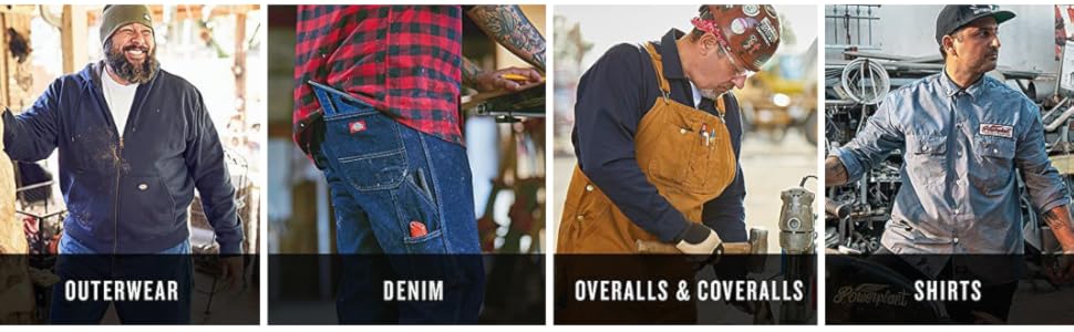 Чоловічий шкіряний пояс Dickies для промисловості та повсякденного носіння (46 розмір, колір: бежевий)