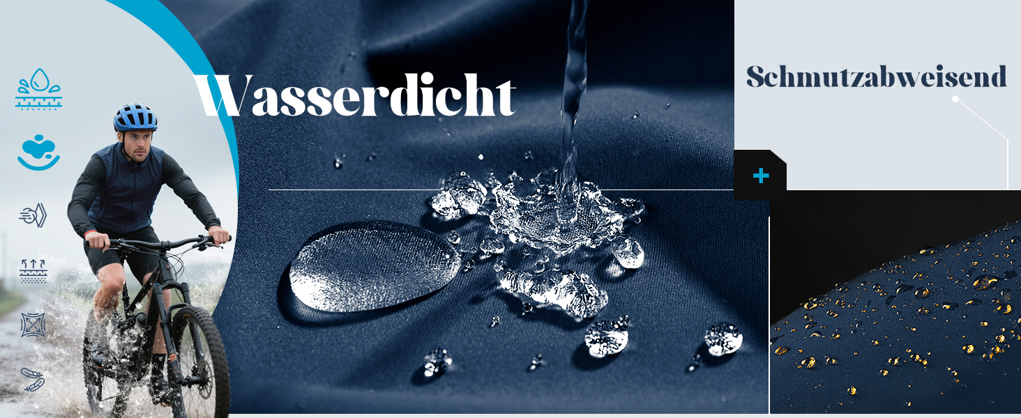 Чоловіча софтшеллова жилетка Outdoor Ventures для активного відпочинку: велосипедна, водонепроникна, вітронепроникна, чорна