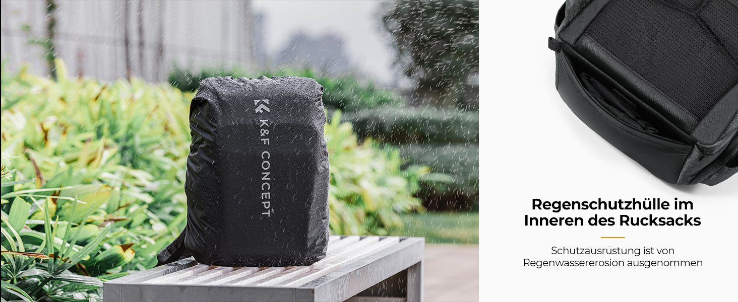 Рюкзак для фотографа K&F Concept Alpha, 25L, чорний, з відділенням для 16