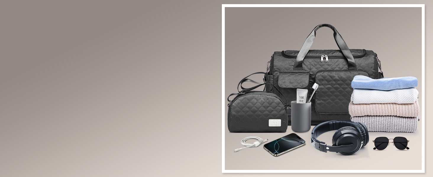 Набір валіз Joyway 6шт: велика, середня, маленька, сумка, косметичка, TSA-замок, зелений/чорний