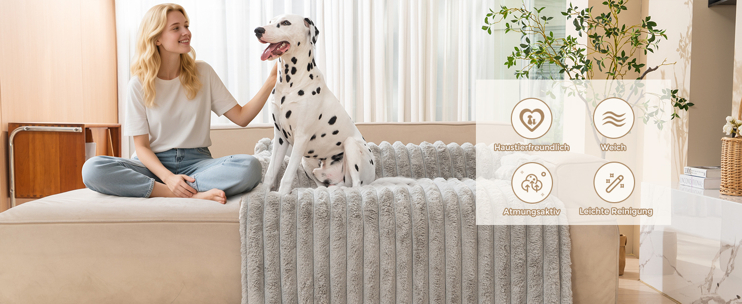 М'яке ліжко для собак Avont Flauschige, килимок-подушка для собак та котів знімний та пральний чохол, антиковзаюче дно, велике/світло-сірий, 105 x 18 x 95 см