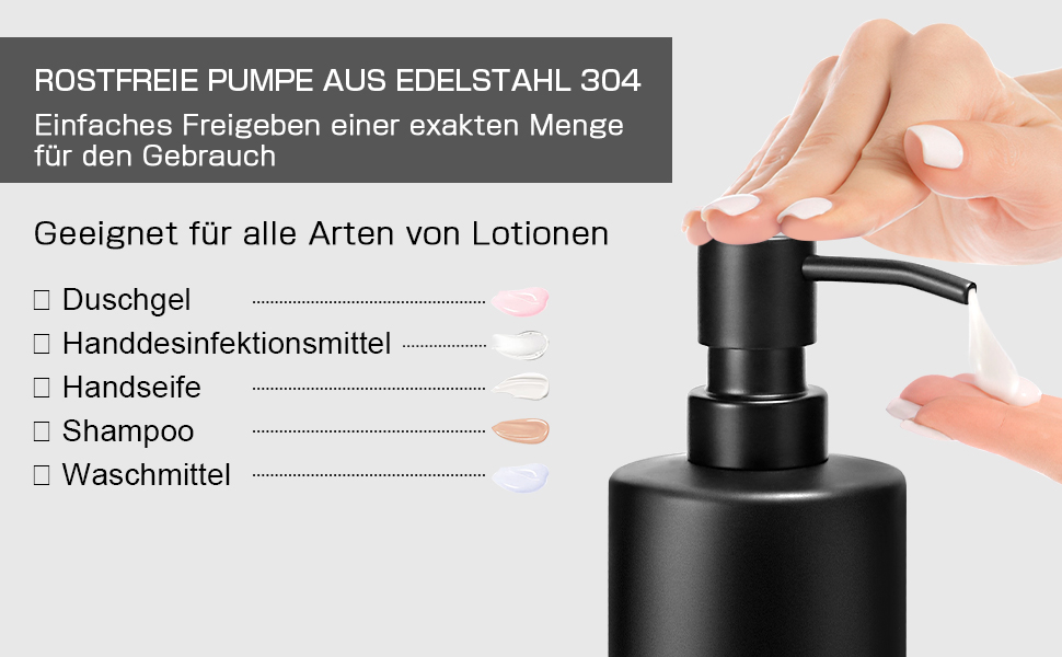Набір для ванної кімнати GMISUN 5-ти частинний, чорний: 2 дозатори мила, 1 стаканчик для зубних щіток, 2 тримачі для ватних паличок, органайзер для ванної кімнати