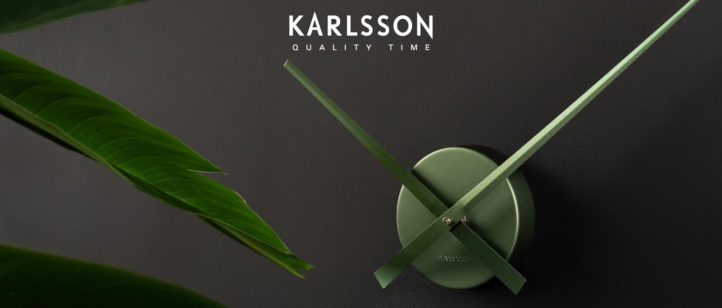 Годинник Karlsson Flipwatch без корпусу, білий, металевий латунний стенд, 8,5x36x14 см, стильний настільний годинник