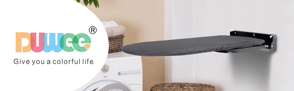 Настільна гладильна дошка Duwee, компактна, розкладна, 32x93 см, без підставки для праски