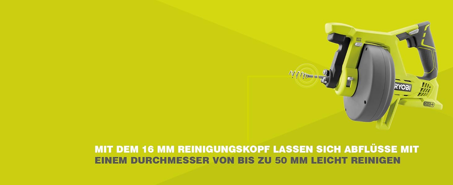 Повітродувка акумуляторна RYOBI 18V ONE+ R18TB-0, 2,9 м³/хв, 200 км/год, без акумулятора та зарядного пристрою