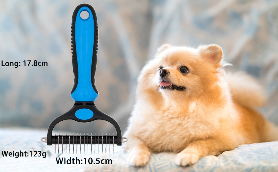 Щітка для вичісування підшерстка собак та котів, професійна для видалення ковтунів та шерсті