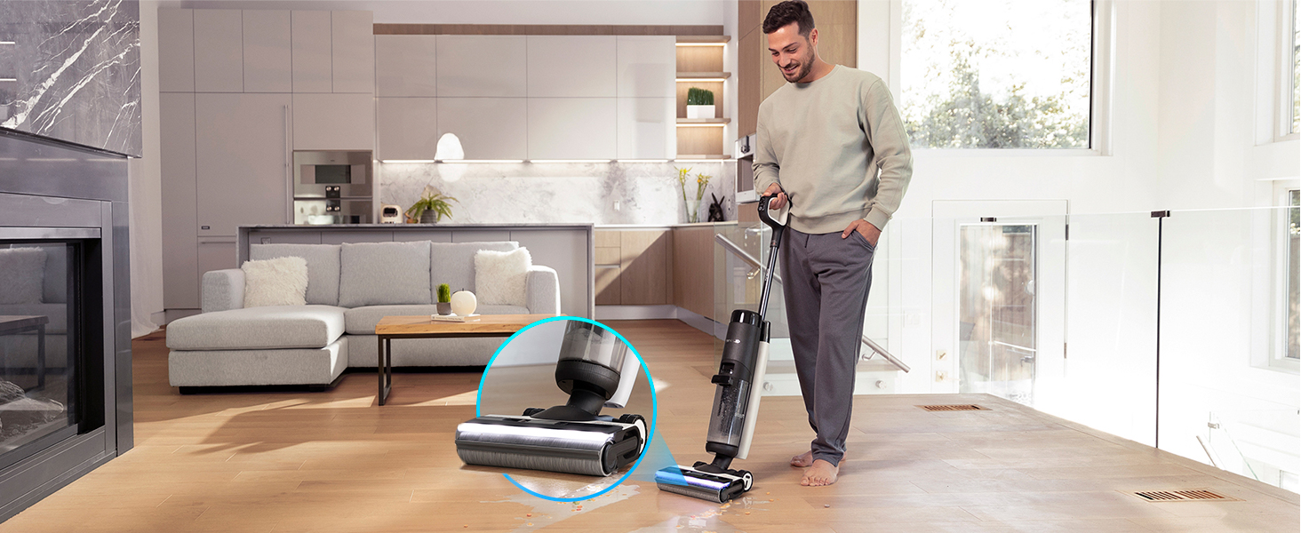 Вертикальний миючий пилосос Tineco Floor ONE S7 Pro з функцією FlashDry та системою DualBlock