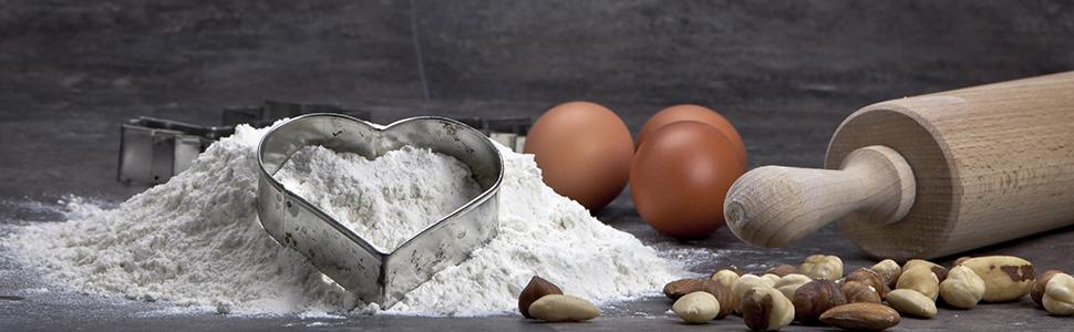 Набір форм для випічки Relaxdays, 4 шт., Ø 18/24/26/28 см, з антипригарним покриттям, до 220 °C, круглі, сірі