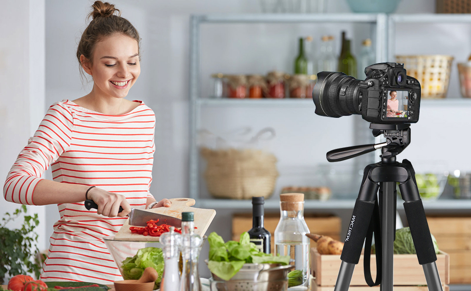 Штатив Handy Upgrade 165 см для камери, смартфона, iPad. 360° обертання, портативний трипод з пультом дистанційного керування. Сумісний з усіма телефонами, iPhone, Samsung, камерами, GoPro (сірий)