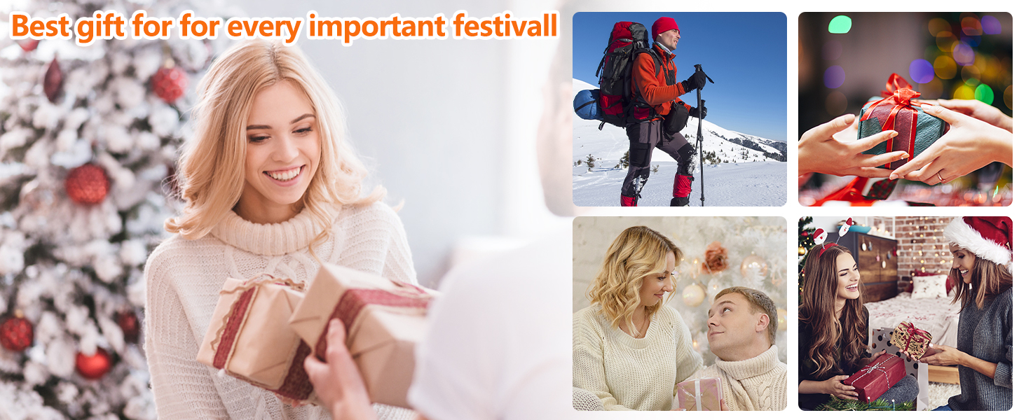 Обогревна жилетка для чоловіків та жінок: тепла зимова жилетка з підігрівом, акумулятор 5V 10000mAh, 3 режими температури, придатна для прання, для активного відпочинку, чорний M