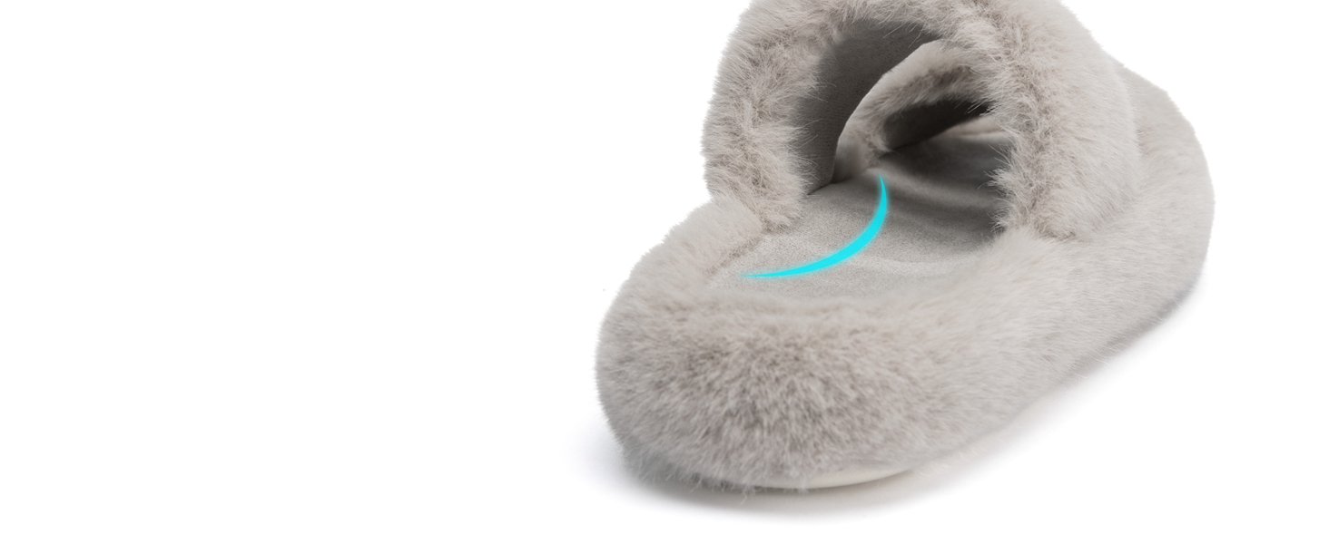 Жіночі домашні тапочки Chantomoo з піною Memory Foam - м'які, зручні, з штучного хутра, відкриті, з двома ремінцями, трендовий подарунок, 40/41 EU, світло-коричневі