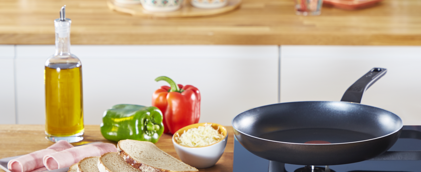 Сковорода для млинців Tefal Easy Cook & Clean 25 см, антипригарна, з індикатором нагріву, виготовлена у Франції