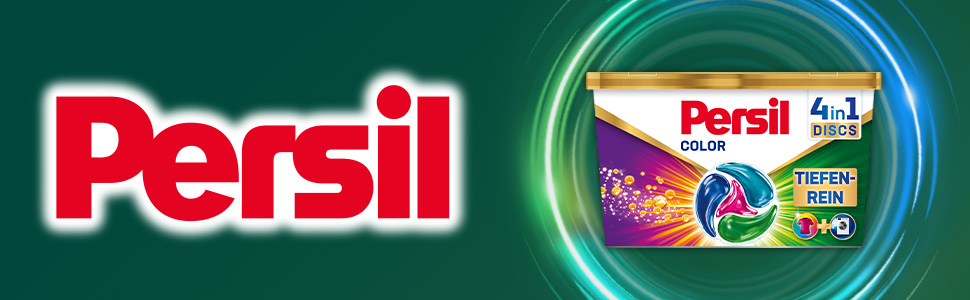 Капсули для прання Persil 4in1 Color DISCS для кольорових речей, технологія глибокого очищення, 16 шт