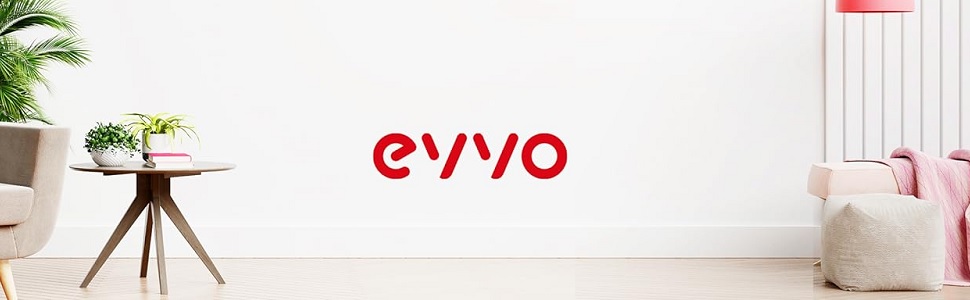 Електричний обігрівач EVVO C9, білий, 2000 Вт, до 20 м², ефективний, 3 режими, безпечний, легкий у транспортуванні