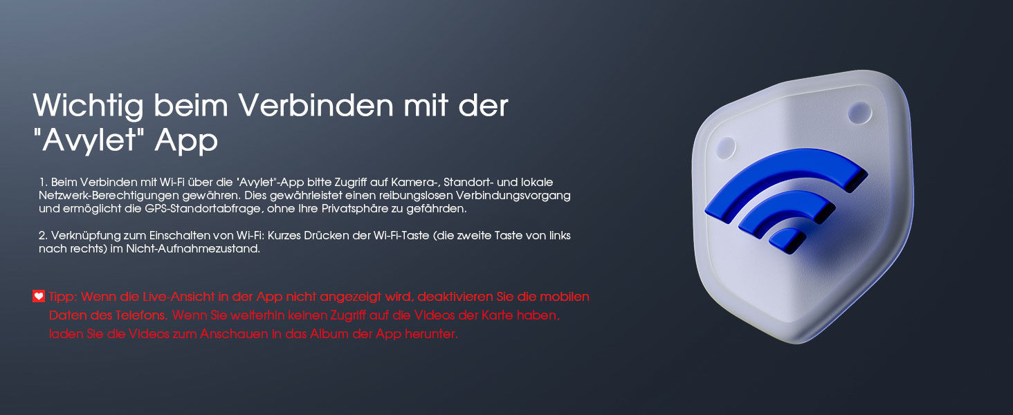 Відеореєстратор Auto WiFi 2K Mini з GPS, IPS-дисплеєм, нічним баченням, WDR та паркувальним режимом