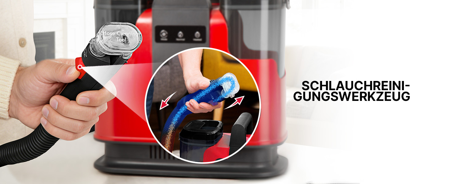 Пилосос миючий Vacmaster STMEUB01 для м'яких меблів та килимів 15КПа, 1150 Вт