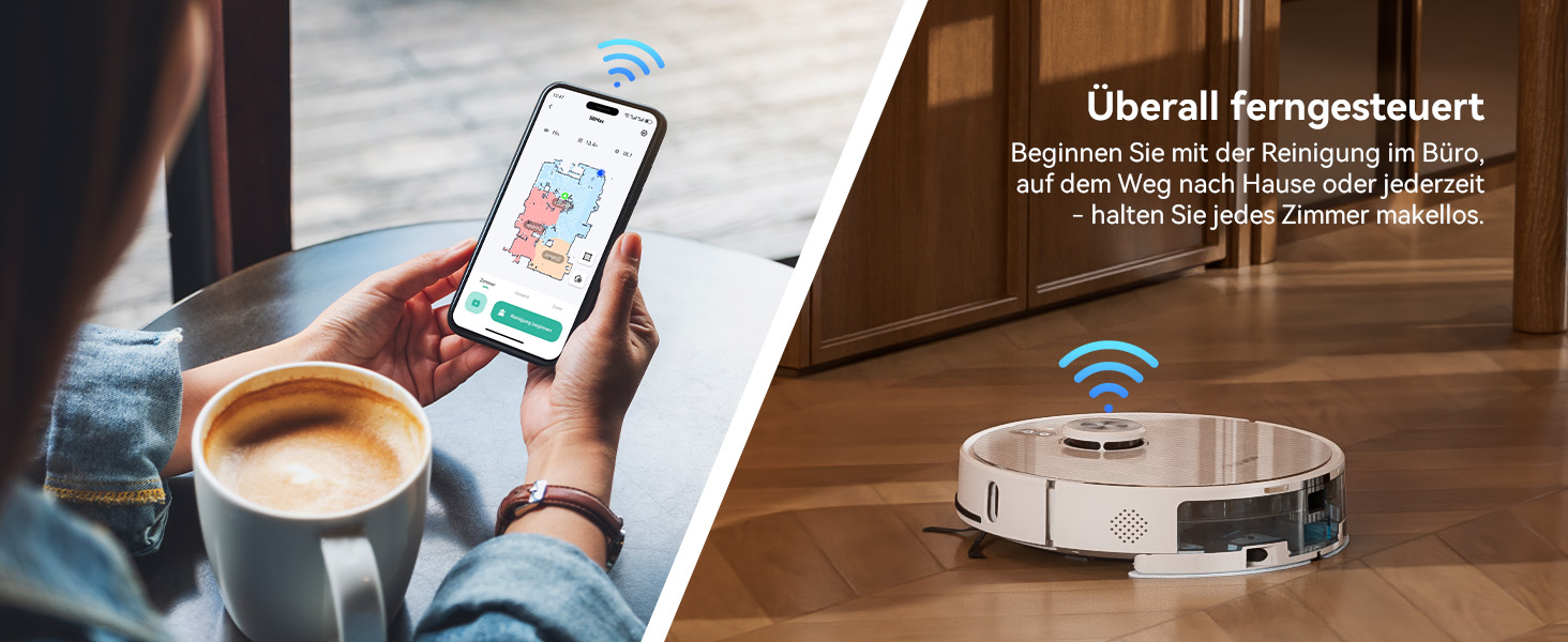 Робот-пилосос Tesvor S8 Pro з функцією миття - 8000Pa, LiDAR-навігація, 240 хв роботи, керування через додаток/Alexa, для прибирання шерсті тварин, килимів та твердих підлог